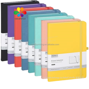 Chất lượng cao và nhà máy giá tùy chỉnh in ấn A5 Kích thước sữa máy tính xách tay cai trị dòng PU chương trình nghị sự máy tính xách tay - Product Image 1