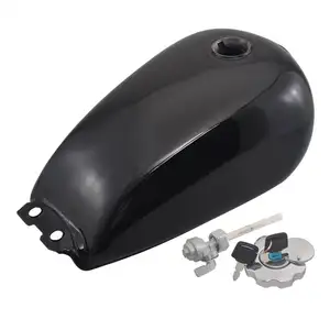 Hgh品質鉄Motorcycle 9L 2.4 Gallon Fuel Gas Tank Cover For Suzuki GN125 GN250