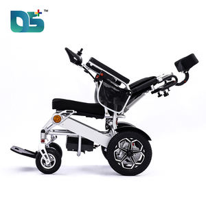 Nueva tendencia, marco de acero al carbono de alta calidad, cómodo reposacabezas, pedales ajustables, silla de ruedas eléctrica alimentada por litio - Product Image 4