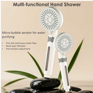 5-funzione ABS doccetta doccia filtrata testa di acqua risparmio ad alta pressione soffione doccia <span class=keywords><strong>per</strong></span> la cura della pelle del bagno - Product Image 5