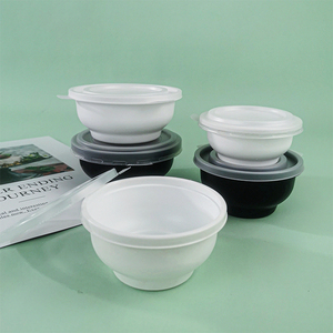 Vòng nhựa súp Bát 130 - 350ml dùng một lần ăn trưa hộp có nắp đậy takeout container hộp nhỏ món tráng miệng nướng bánh - Product Image 4