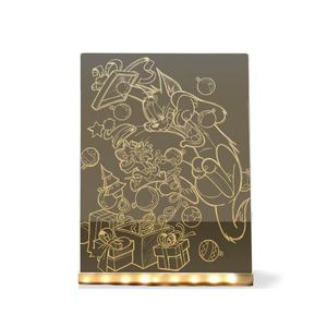 Croquis faits à la main acrylique conseil LED veilleuse Halloween bricolage sculpture avec batterie pour chambre noël atmosphère éclairage - Product Image 5