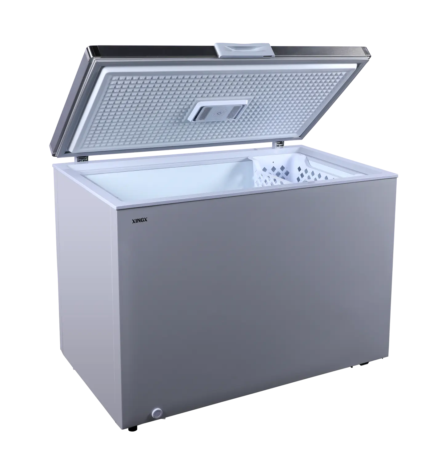 Freezer sólido de porta, congelador de peito de XF-165/150l/5cu. ft
