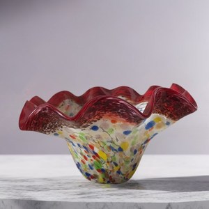 Tazón, venta al por mayor, Artware decorativo, fábrica de vidrio soplado a mano en China, hecho a mano, Europa, arte personalizado, escultura de vidrio - Product Image 5