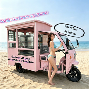 Remolque de Comida Móvil Personalizable con Congelador y Equipo Comercial para la <span class=keywords><strong>Venta</strong></span> de Postres Congelados, Carritos Foodtruck - Product Image 1