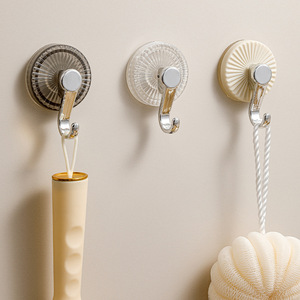 Suction Cup Hook Heavy Duty Wall Mounted Bathroom Towel Hook No Drilling Required 3 Pack Modern Design - Product Image 1