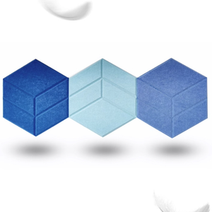 Lot de 12 panneaux acoustiques modernes autocollants pour une <span class=keywords><strong>isolation</strong></span> sonore rapide des murs, plafonds, entrepôts et extérieurs - Product Image 1