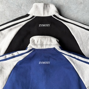Custom Clothing Manufacturer 100%cotton Casual Outdoor <b>Jackets</b> High Quality Patchwork Fashion Coat <b>Zip</b> <b>up</b> <b>Jackets</b> Design - Product Image 2