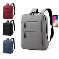 Sac à dos d'affaires pour ordinateur portable, grande capacité, logo personnalisé, étanche, antivol, avec port USB, vente en gros, usine BSCI