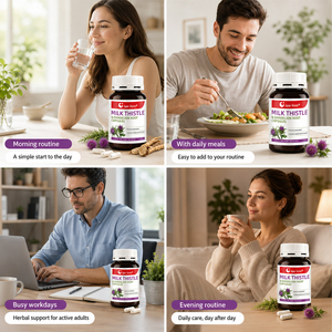 Cápsulas personalizadas Shecome para la protección del hígado promueven una función hepática saludable, suplemento de 120 cápsulas para la protección del hígado. - Product Image 2