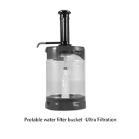 Filtre à eau portable de type bidon Jerry Can avec pompe manuelle pour le camping
