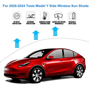 6X Pare-soleil occultant <span class=keywords><strong>pour</strong></span> vitres latérales de <span class=keywords><strong>voiture</strong></span> Tesla Model Y - Product Image 3