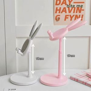 High Quality Cute Cartoon Bunny Mobile Phone <b>Tablet</b> Adjustable Telescopic Lifting Lazy Person <b>Stand</b> Mobile Phone Desktop <b>Stand</b> - Product Image 4