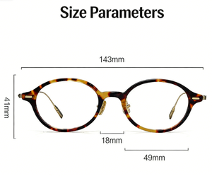 إطارات نظارات كيت نيرد البيضاوية الجديدة المصنوعة يدويًا - صديقة للبيئة وخفيفة الوزن ومضادة للضوء الأزرق، بإطار كامل لتنحيف الوجه ومظهر طبيعي بدون مكياج - Product Image 6