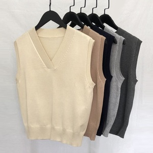 Pull tricoté surdimensionné pour femmes, <span class=keywords><strong>gilet</strong></span> pour adolescentes, automne et hiver - Product Image 4
