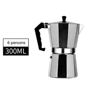 Basınç valfi indüksiyon süt filtresi kahve Espresso makinesi Pot Pot yüksek kaliteli alüminyum klasik Metal renk kutusu özelleştirilmiş