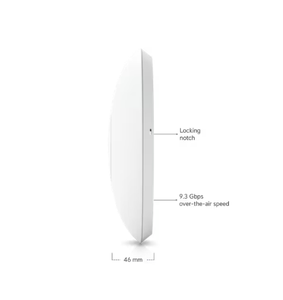 <span class=keywords><strong>Point</strong></span> d'<span class=keywords><strong>accès</strong></span> WiFi 7 <span class=keywords><strong>Ubiquiti</strong></span> <span class=keywords><strong>UniFi</strong></span> U7-<span class=keywords><strong>PRO</strong></span>, 6 flux spatiaux, 6 GHz, 2,5 GbE, PoE+ - Product Image 2