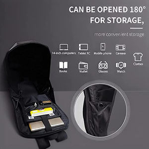 Mochila de Motociclista con Diseño de Carcasa Rígida <span class=keywords><strong>3D</strong></span> LED, Mochila para Portátil con Carcasa Rígida, Mochila de Motociclismo con Ojos - Product Image 6