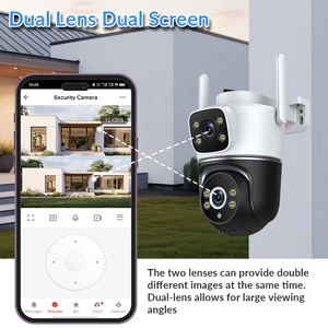 Tuya 8MP PTZ <span class=keywords><strong>WIFI</strong></span> Máy ảnh ống kính kép Màn hình Kép HD 4K ai con người theo dõi chuyển động điều khiển từ xa cảnh báo đẩy ngoài trời <span class=keywords><strong>ip</strong></span> <span class=keywords><strong>Camera</strong></span> - Product Image 5