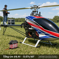 Servomoteur sans noyau XQ-S8215D 15kg, étanche, haute vitesse, numérique, engrenage en acier inoxydable, boîtier en aluminium, 8.4V, pour hélicoptère RC