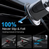 Cargador magnético inalámbrico de 15W para coche, soporte para teléfono de coche de carga rápida, soporte para teléfono móvil con imán fuerte, caja de Color, hasta 12 meses