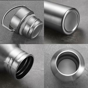Customized Outdoor 500/600/750/1000ml Double Wall 304 Stainless Steel Vacuum <b>Flask</b> Thermal Insulation 6-12 Hours Temperature - Product Image 4
