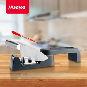 Hiamea - Afilador de Cuchillos Profesional Portátil de 3 Etapas, Plegable, Multifuncional, Ecológico, de Acero Diamantado, con Piedra de Afilar de Grano Grueso - Product Image 5