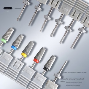 Five-in-One Tungsten Steel <b>Nail</b> Grinding Head Machine Diamond Material Unloading High Quality <b>Nail</b> Drill Bits 5 in 1 - Product Image 1