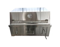 Barbecue au charbon de bois encastrable de 32 pouces en acier inoxydable 304 de qualité commerciale de luxe avec dispositif de sécurité anti-déchets d'oxygène pour barbecue extérieur