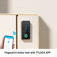 Casier électronique à empreintes digitales au design moderne pour les lieux sportifs et les écoles, numérique avec application TTLOCK et code par mot de passe
