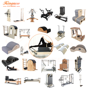 Formation <span class=keywords><strong>professionnelle</strong></span> Pilates Alignement Core Aligner Réformateur Double piste bois échelle coulissante bidirectionnelle lit en bois d'érable Durable - Product Image 6