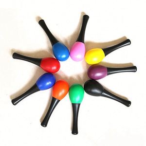 พิมพ์โลโก้ตามสั่ง ของขวัญน่ารักสำหรับเด็ก แก้วเชคพลาสติก ของชำร่วยงานปาร์ตี้สไตล์เม็กซิกัน ของเล่นเสียงดังรูปการ์ตูนขนาดเล็ก มารากัส - Product Image 4