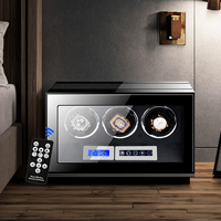 2025 <strong>Best</strong>-<strong>Selling</strong> <strong>Automatic</strong> Vertical Winding 3-Slot <strong>Watch</strong> <strong>Winder</strong> Mechanical <strong>Watch</strong> Turner Box <strong>Watch</strong> Boxes Cases