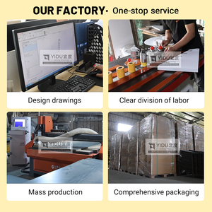 Kotak Display laci sampel ubin dan Quartz tahan debu akrilik transparan dengan pegangan dasar kayu kustom gaya baru - Product Image 5