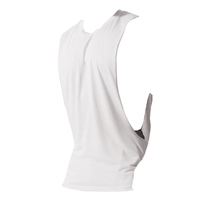 เสื้อกล้ามออกกำลังกายผู้ชายแบบสั่งทำ OEM คุณภาพสูง ระบายอากาศได้ดี ทรงโอเวอร์ไซส์ สำหรับเล่นกีฬาและสตรีทแวร์ ผ้าโพลีเอสเตอร์ 100% - Product Image 1