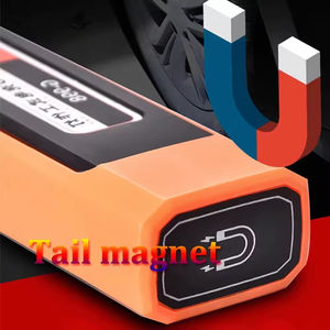 Lampe de travail puissante à LED COB, indice de protection IP54, lumière du jour 6000K, lampe de mécanicien de garage, rechargeable par USB, à intensité variable, lampe torche d'avertissement, magnétique - Product Image 3