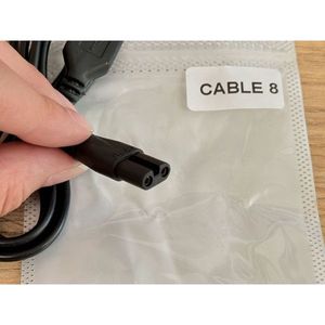 Cable para afeitadora eléctrica y cortapelos, cable de alimentación con enchufe de 2 pines - Product Image 1