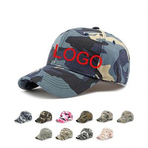 Gorra de Béisbol Personalizada al por Mayor, con Bordado Digital 3D, Diseño de Camuflaje con Frutas, 100% Algodón, 6 Paneles - Product Image 1