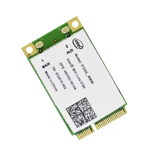 Placa sem fio para intel wifi 5100, mini pci-e placa completa 300mpbs 802.11a/b/g/n 512an intel 2.4g/5g wifi link 5100 mimo