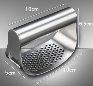 2 en 1 multifonction accessoires de cuisine maison métal acier inoxydable chrome presse-<span class=keywords><strong>ail</strong></span> manuel rotatif bascule - Product Image 6