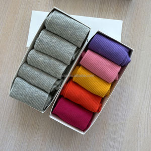 5 जोड़े हर रोज प्लस कुशन प्रदर्शन कुशन क्रू मोजे - Product Image 5