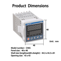 Compteur de temps CNTD CH6S-1P4, type 100-240VCA 50/60Hz, pour applications de comptage, utilisé pour le contrôle de l'automatisation industrielle