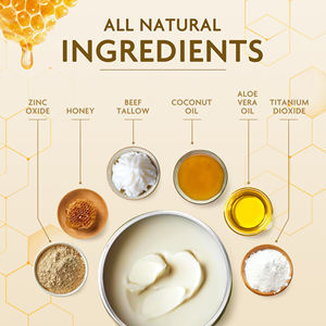 Частная торговая марка бальзам для загара и меда, уход за кожей, взбитая ГОВЯЖЬЯ сала, веганский уход за солнцем, солнцезащитный крем из говяжьего сала - Product Image 3