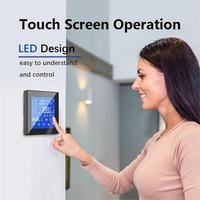 Tuya App AC 95/240V 5/16A 5 + 1 + 1 Chaudière à gaz au sol électrique programmable Chauffage LCD Écran tactile Thermostat intelligent