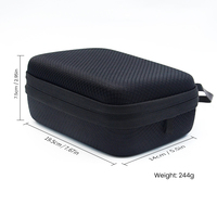 Paquet de 6 balles de golf personnalisées en usine étui avec fermeture éclair EVA sac pour accessoires de golf à la mode