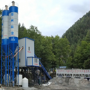 Hochwertige tragbare Beton mischa nlage mit motor getriebener Silo Calculator Hopper Lifter-Produktions linie - Product Image 6