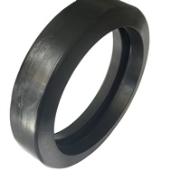 Joint d'étanchéité flexible rainuré en caoutchouc EPDM YLD 88,9 mm * 3'' noir
