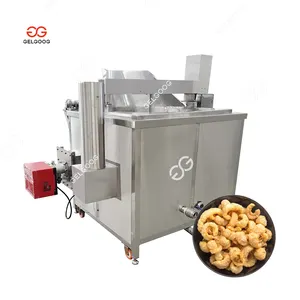 GG-ZYD1200 mesin penggorengan kulit babi pengaduk otomatis, mesin penggorengan kulit babi