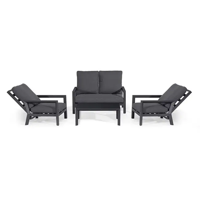 YASN HYTZ096-mesa doble de jardín, silla de mimbre para Patio exterior, Loveseats con mesa