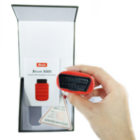 Lector de Códigos OBD para Camiones de Trabajo Pesado SHACMAN X TRUCK X005, Lectura de Códigos de Error, Flujo de Datos, Regeneración Forzada DPF-12V Rojo